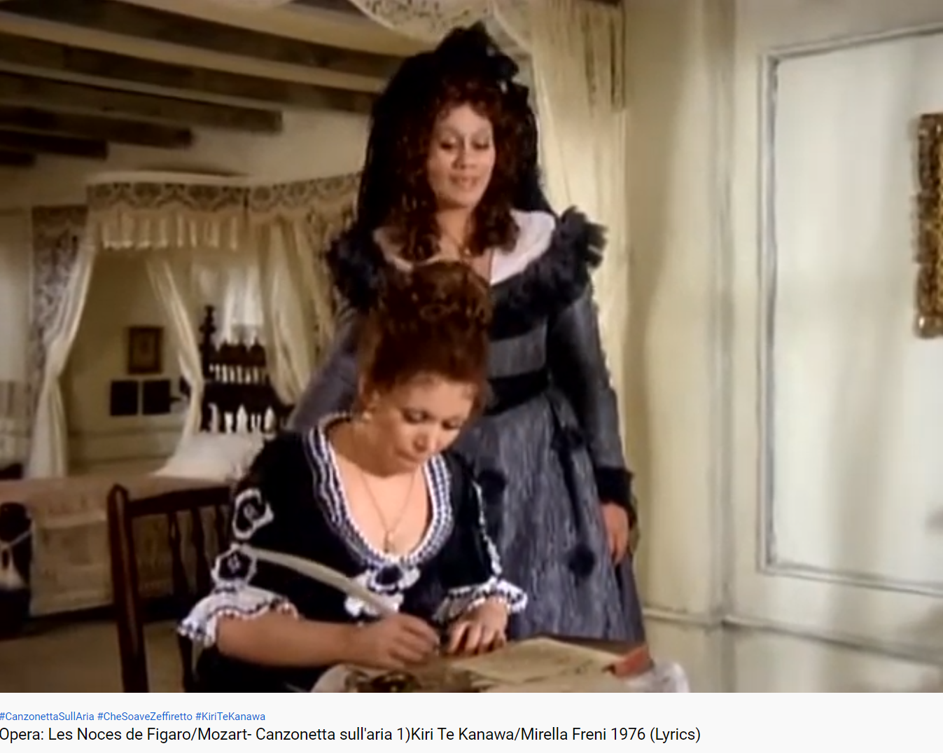 Mozart Les Noces de Figaro Sull' Aria