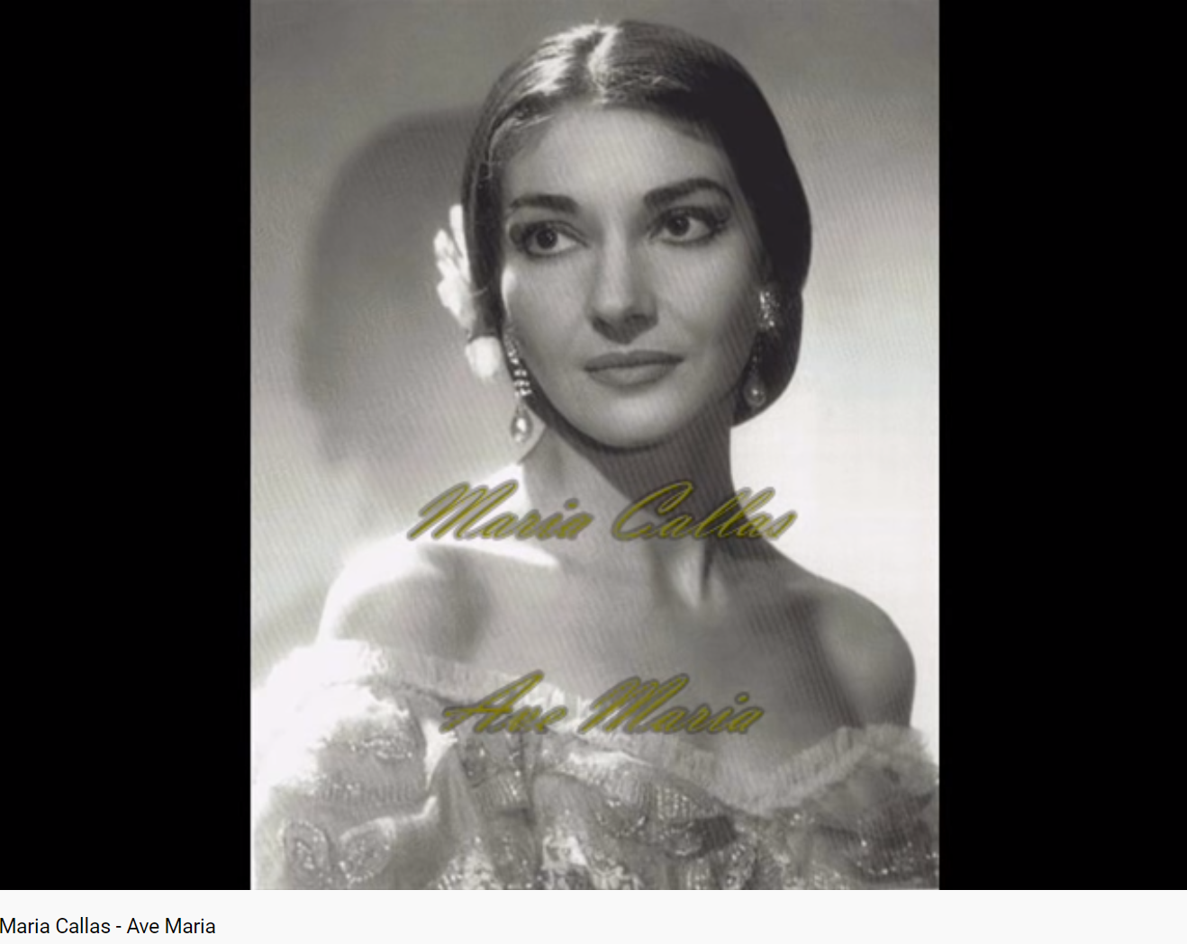 Schubert Ave Maria (Callas)