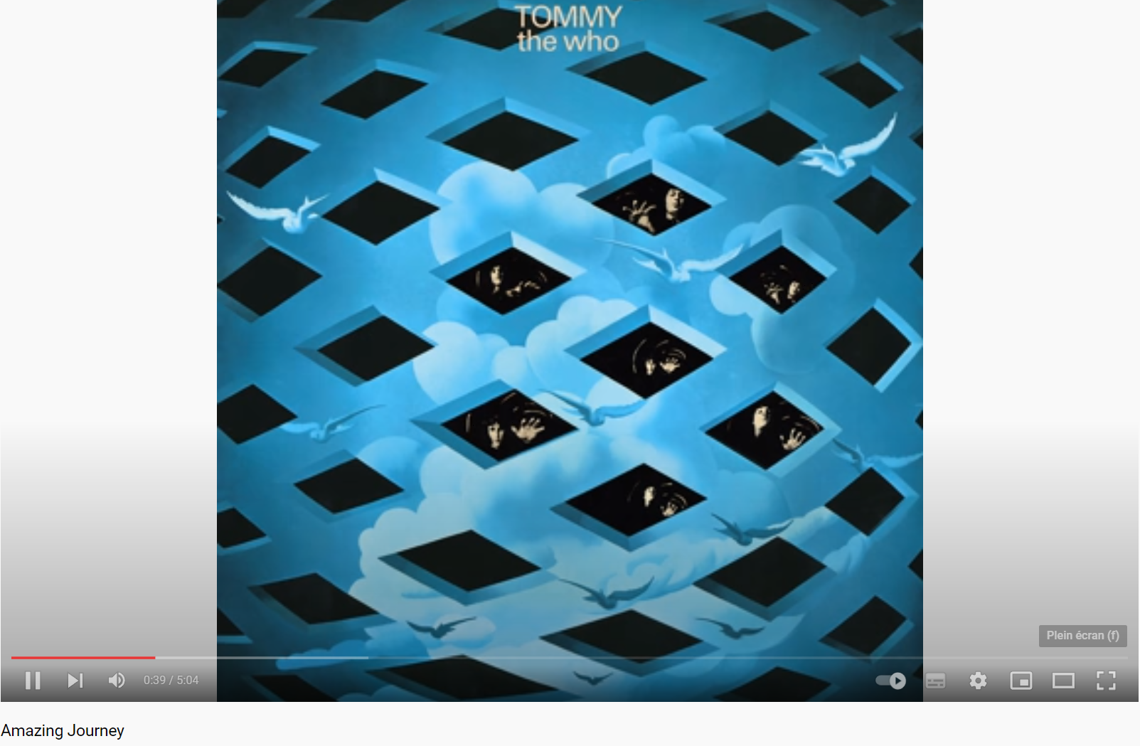 The Who Tommy Amazing journey