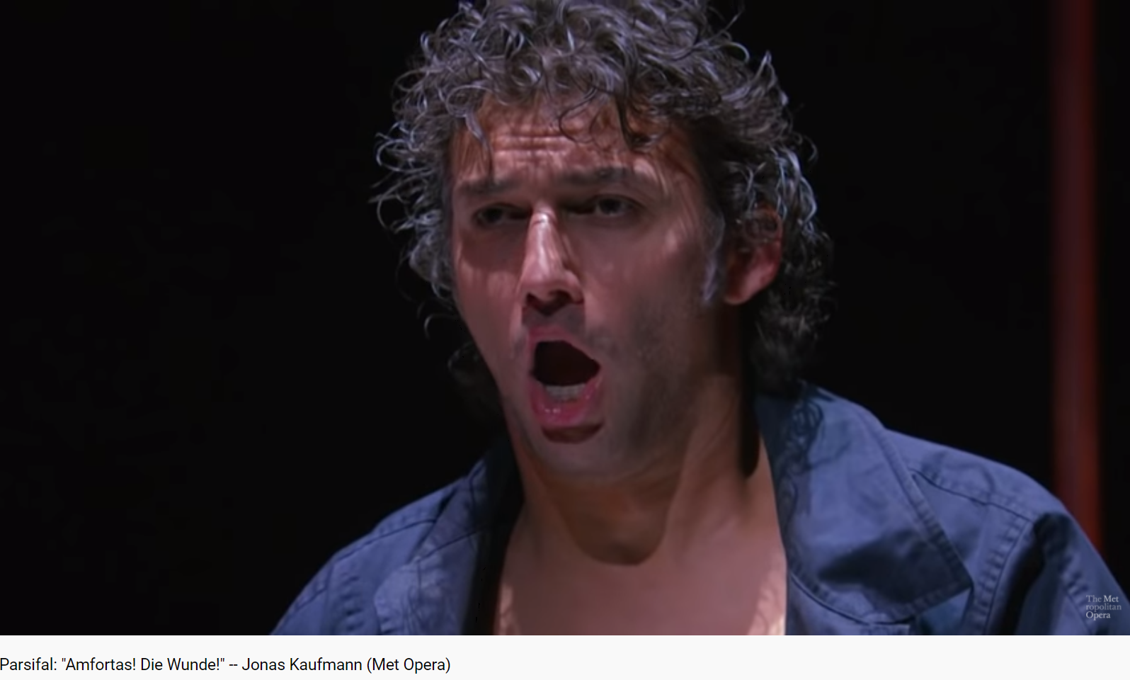 Wagner Parsifal Amfortas, Die Wunde