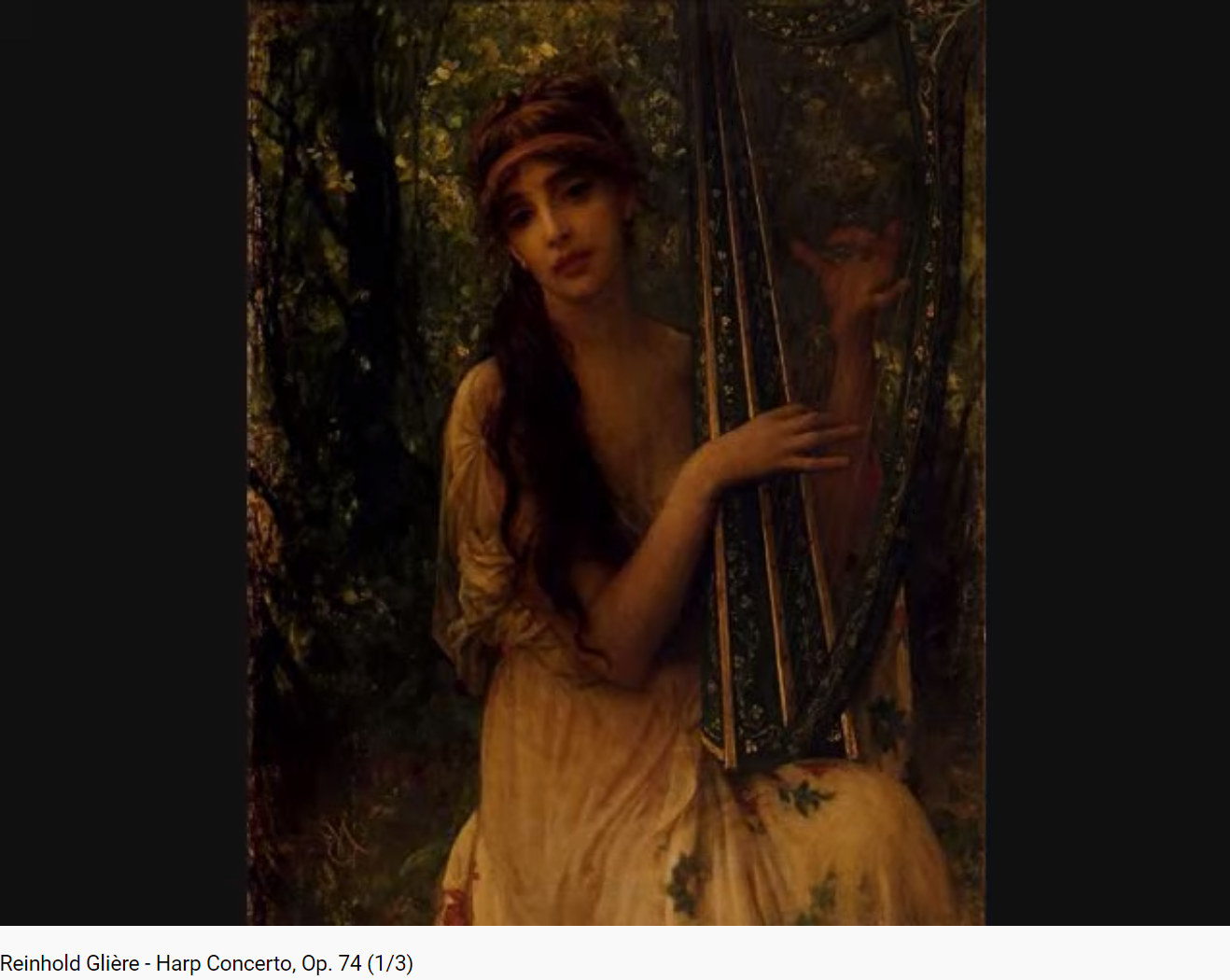 Glière concerto pour harpe mvt 1