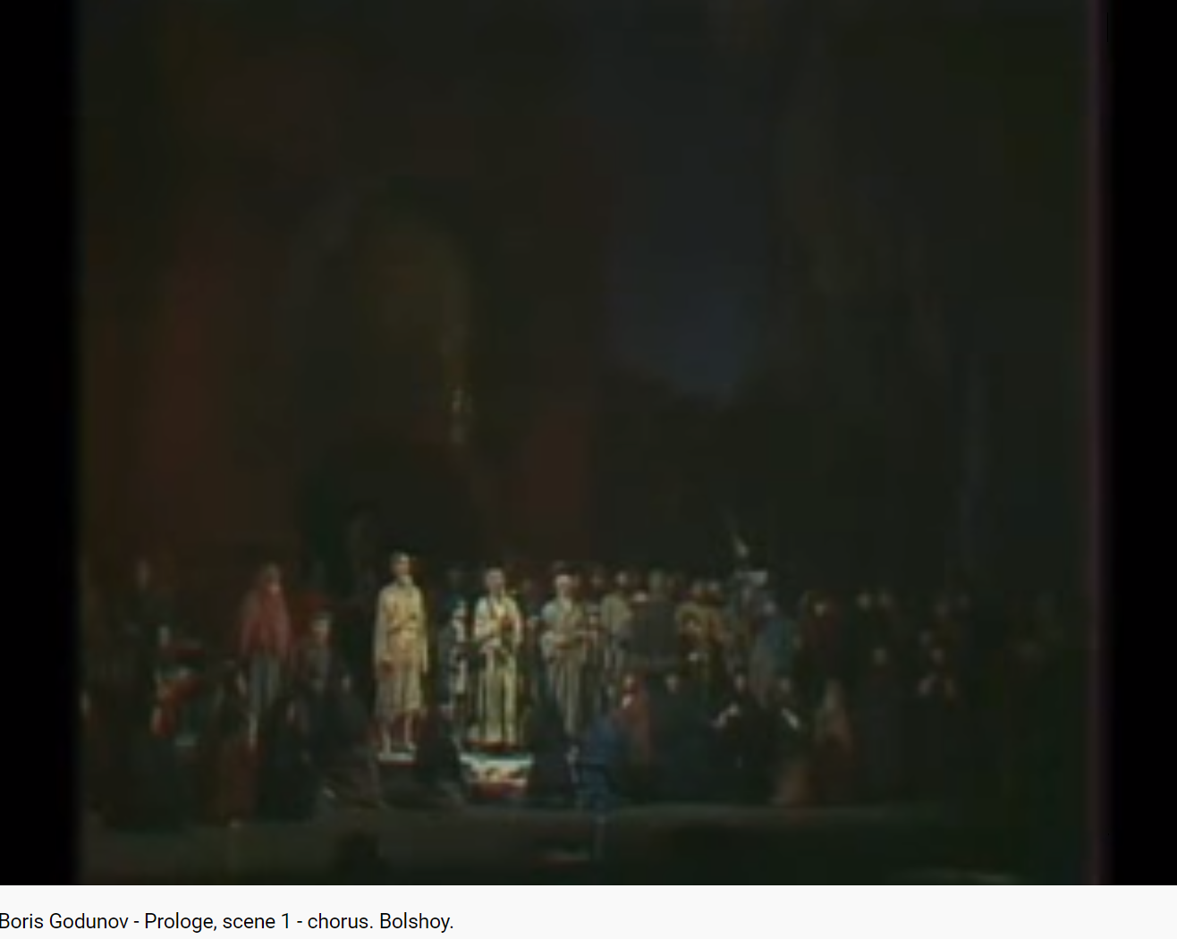 Moussorgski Boris Godounov prologue scene 1