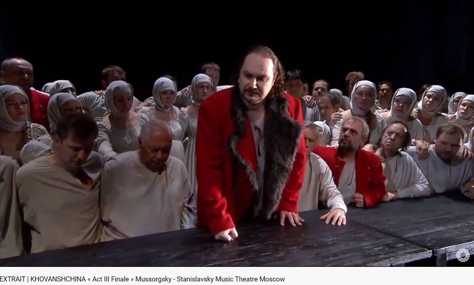 Moussorgski la Khovantchina fin de l'acte III