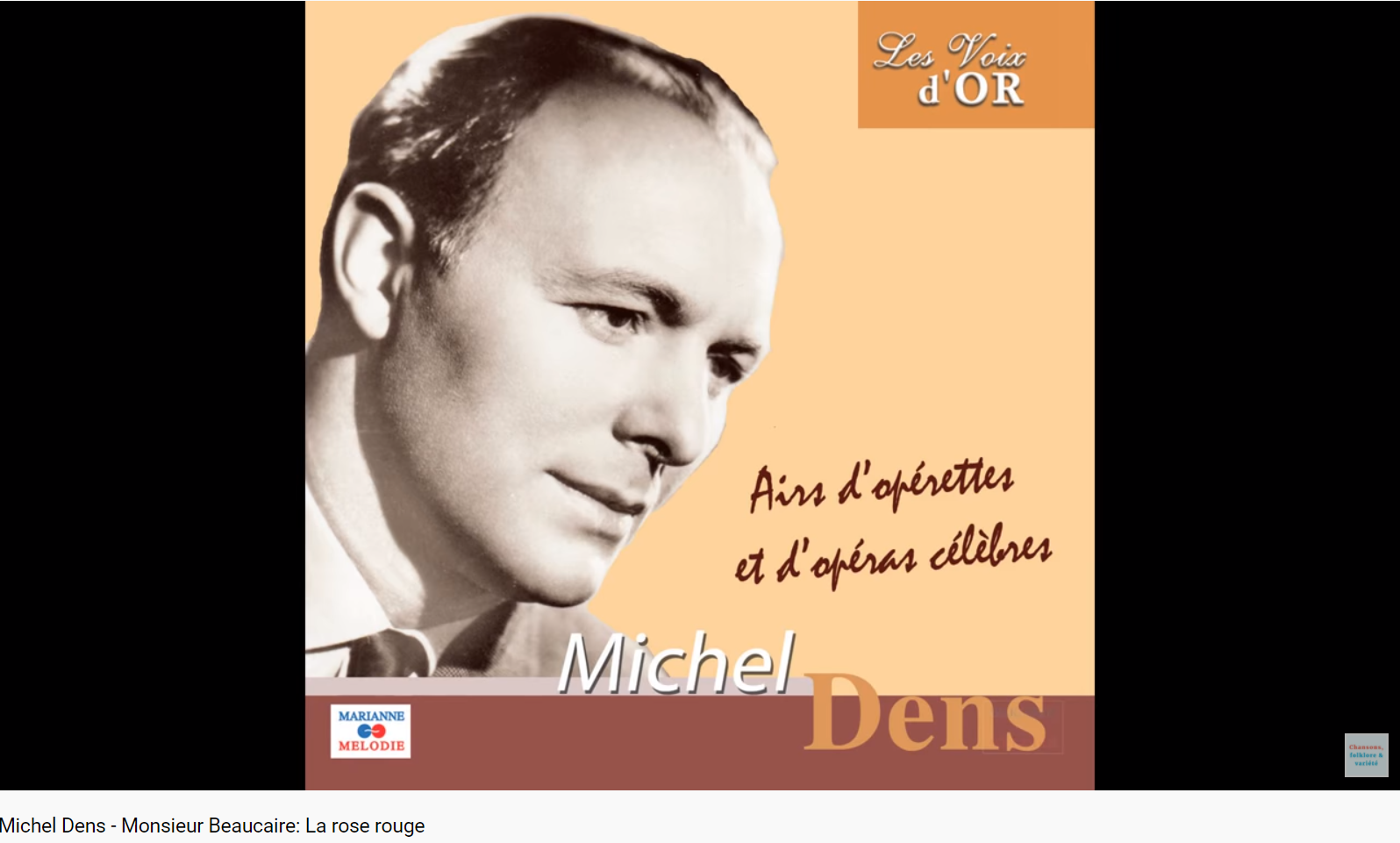 Opérette monsieur Vaucaire la Rose rouge