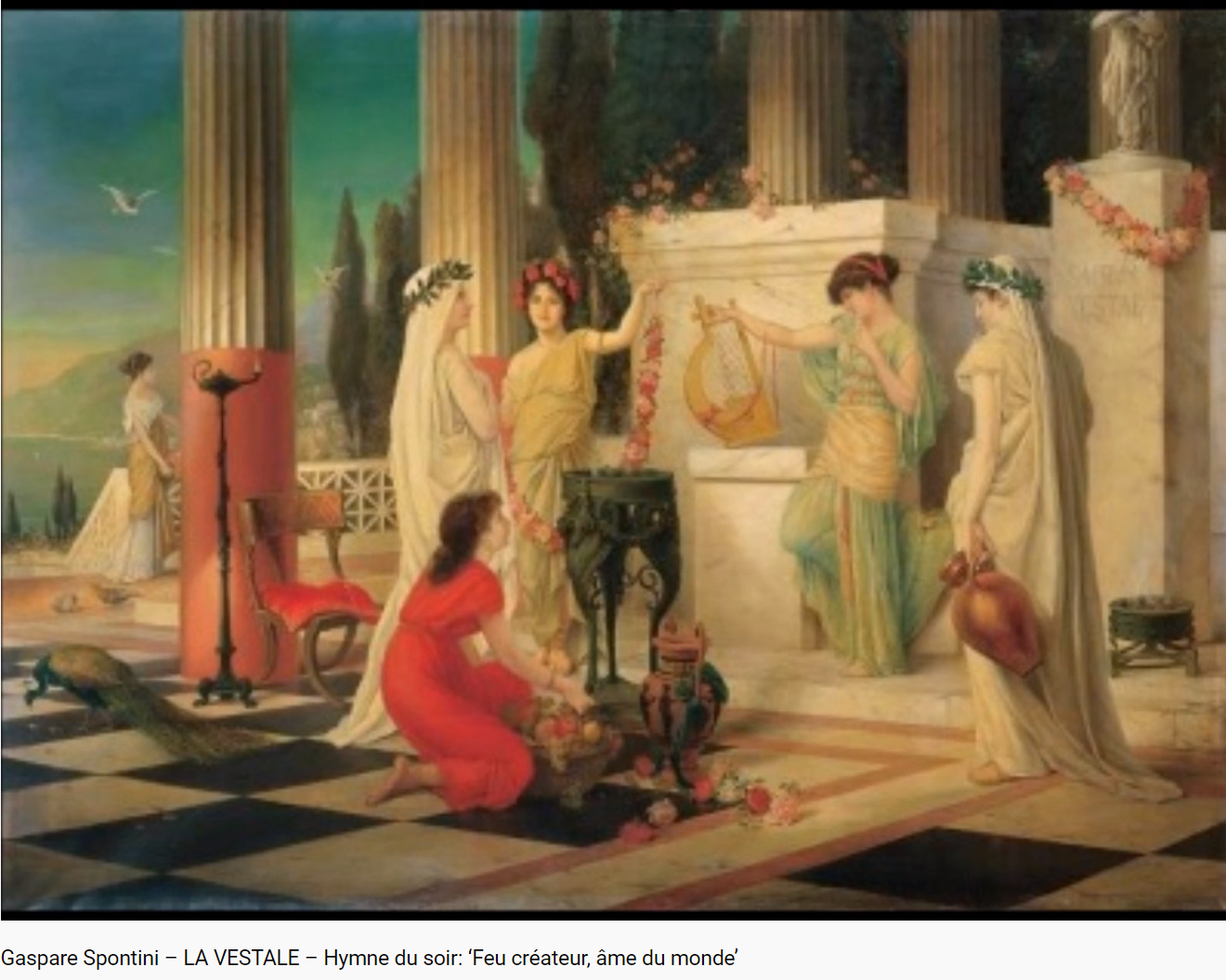 Spontini la Vestale Feu créateur, âme du monde