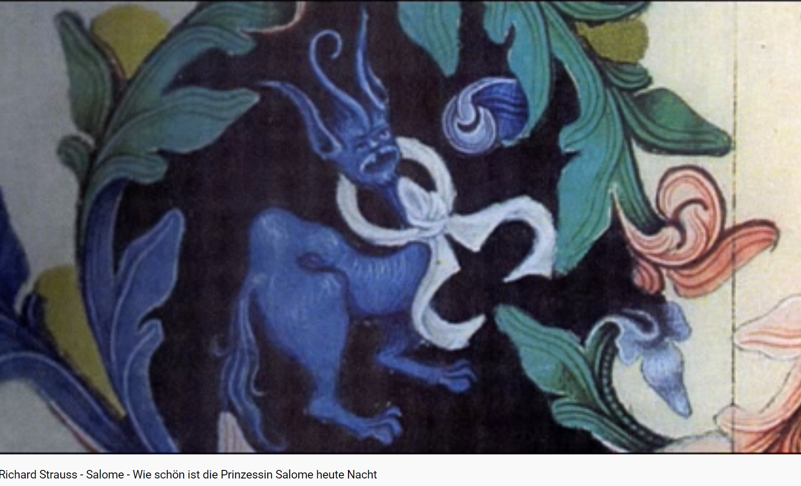 Strauss Salome scène 1 La lune est rouge ce soir Wie schön ist die Prinzessin Salome heute Nacht