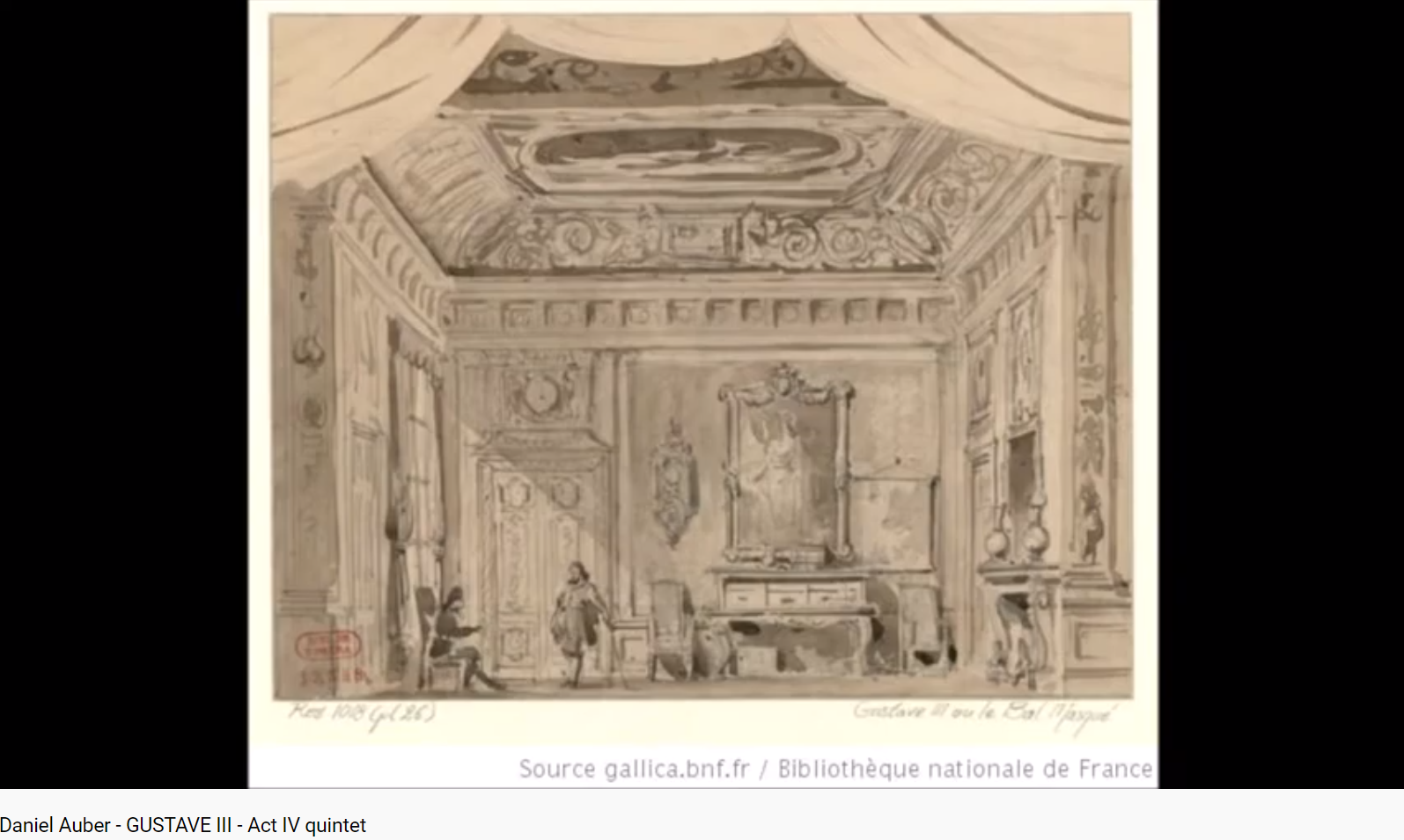 Auber Gustave III acte Iv quintet