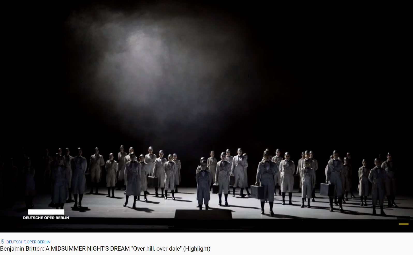 Britten A Misummer night's dream Over hill, over dale