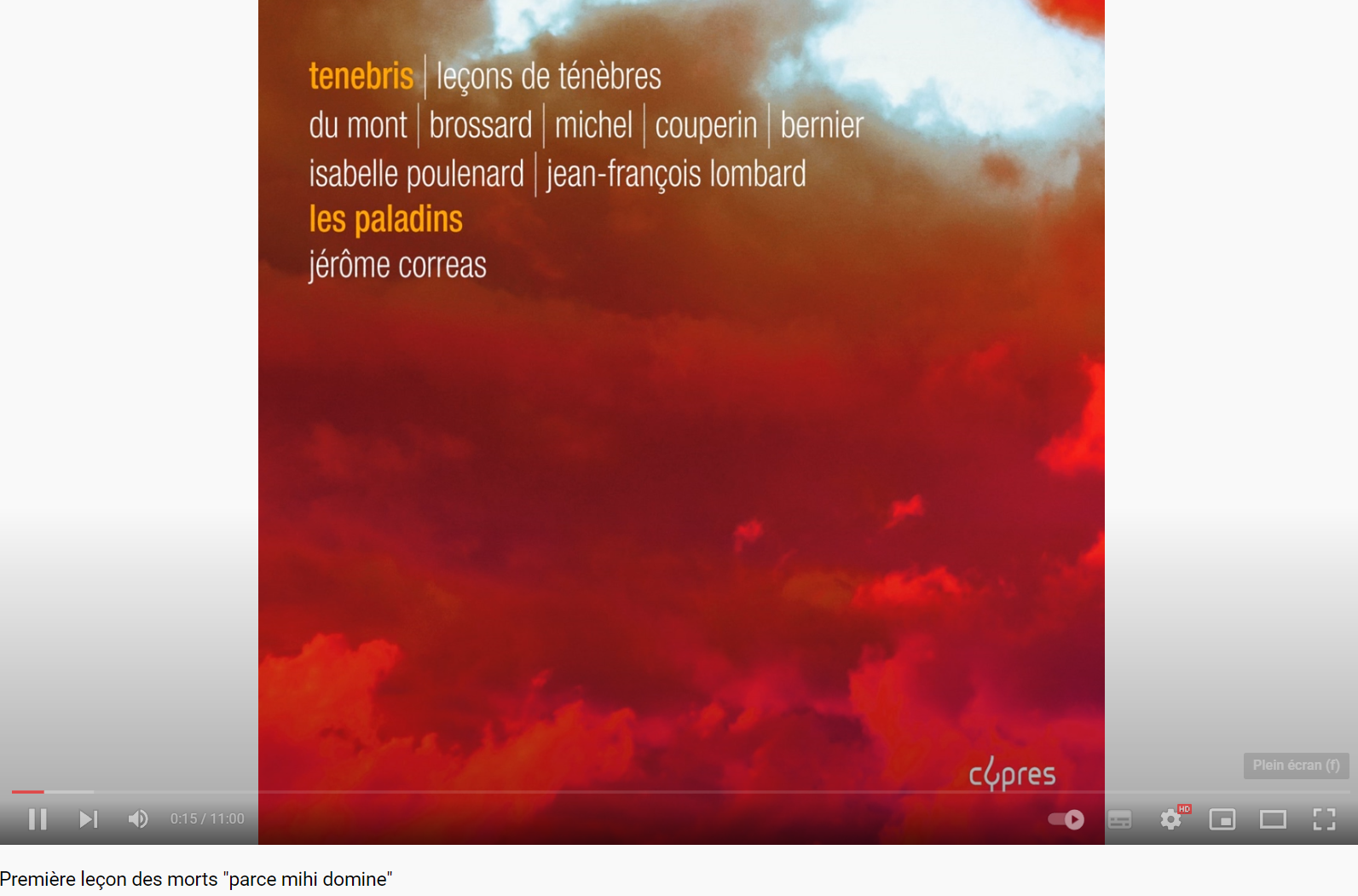 Brossard Première leçon des morts