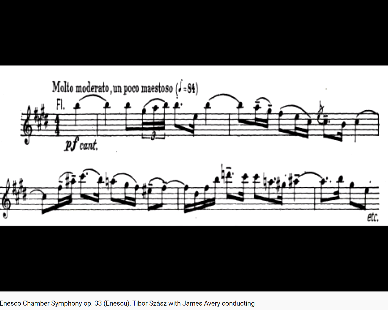 Enesco Symphonie de chambre