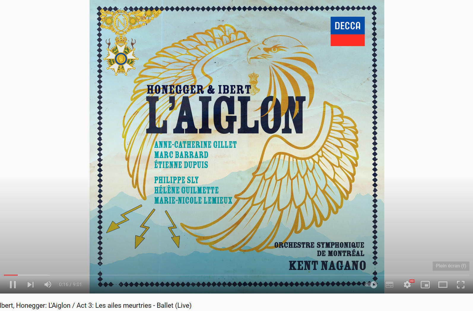 Honegger l'Aiglon