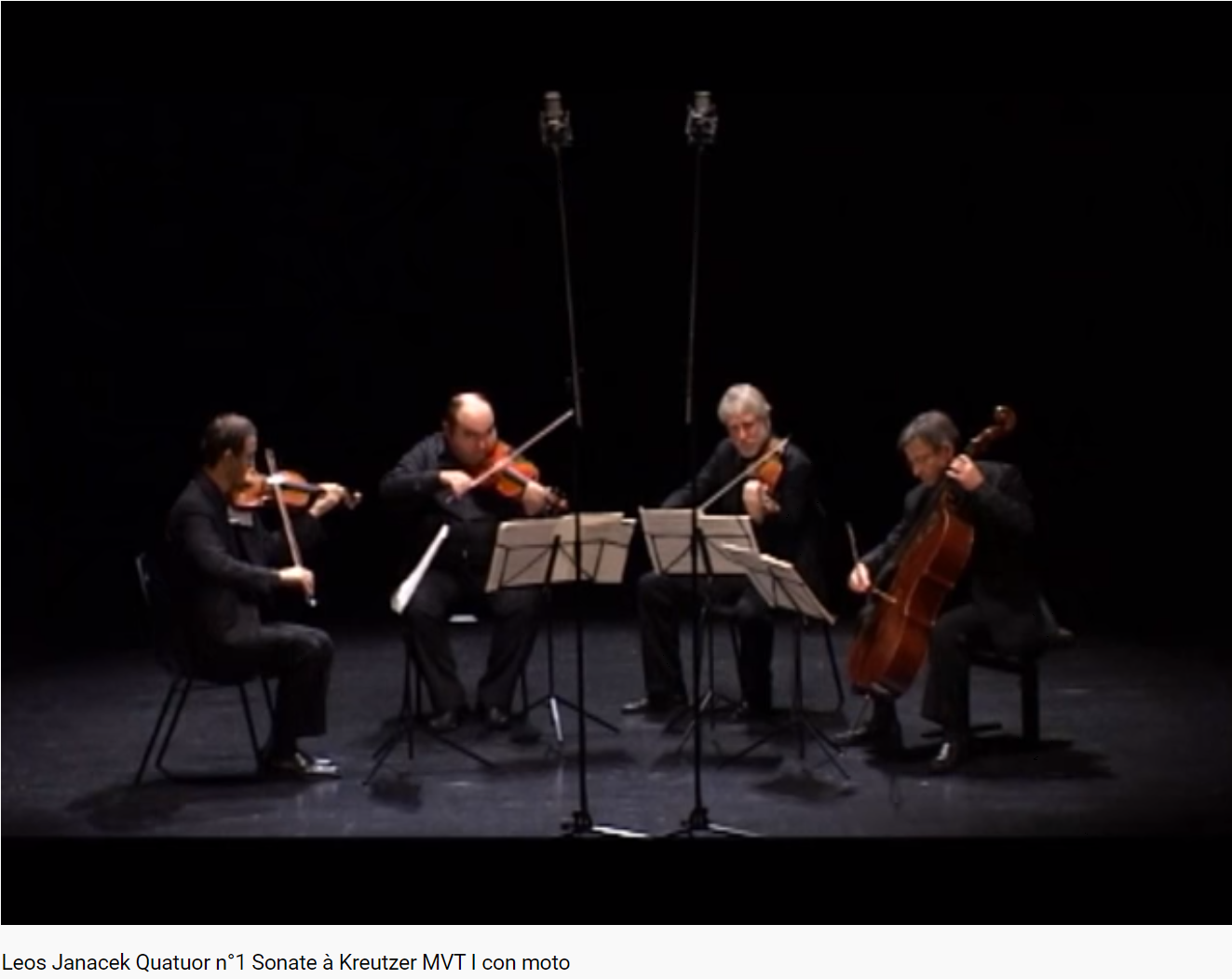 Janacek Quatuor n° 1 sonate à Kreutzer