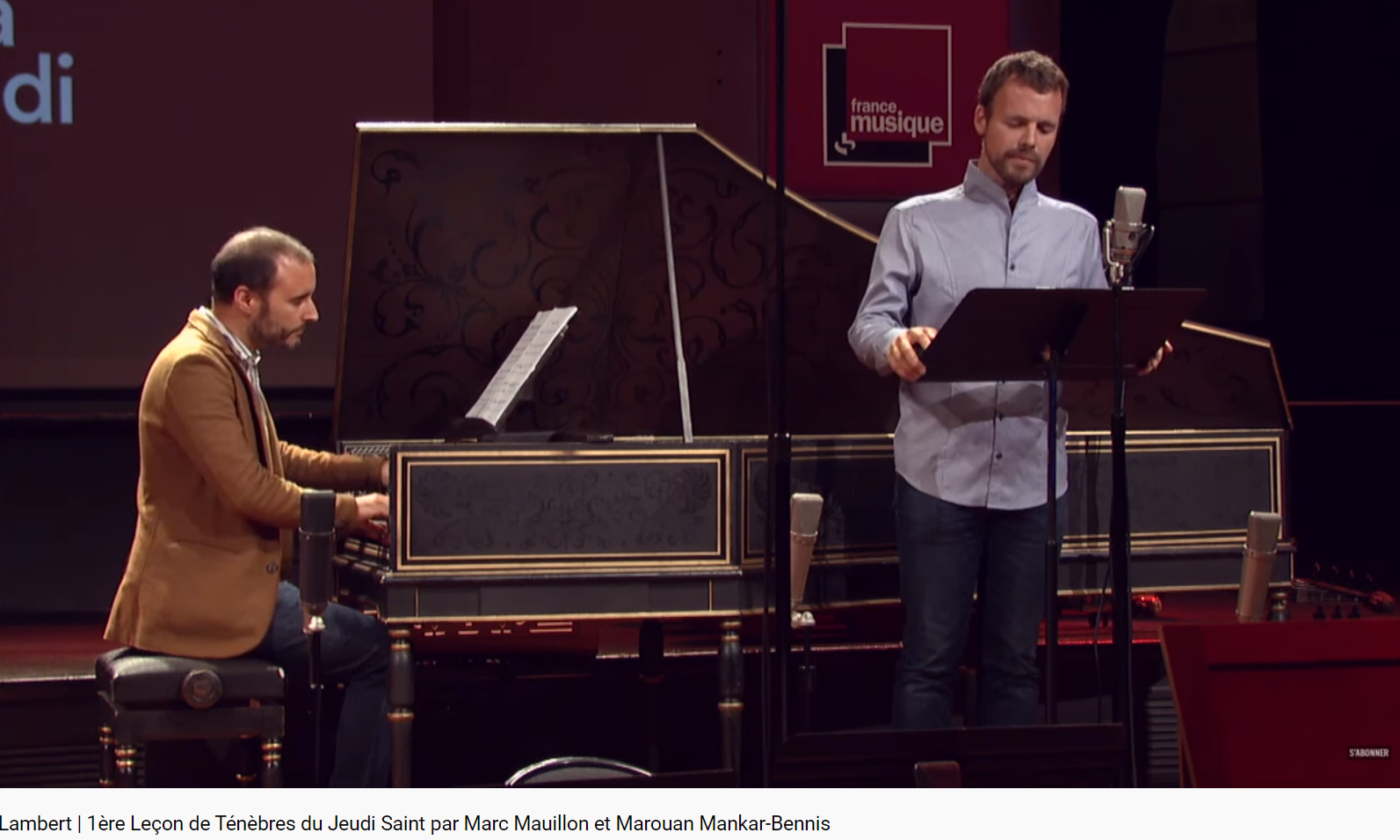Lambert Première leçon de Ténèbres du Jeudi saint
