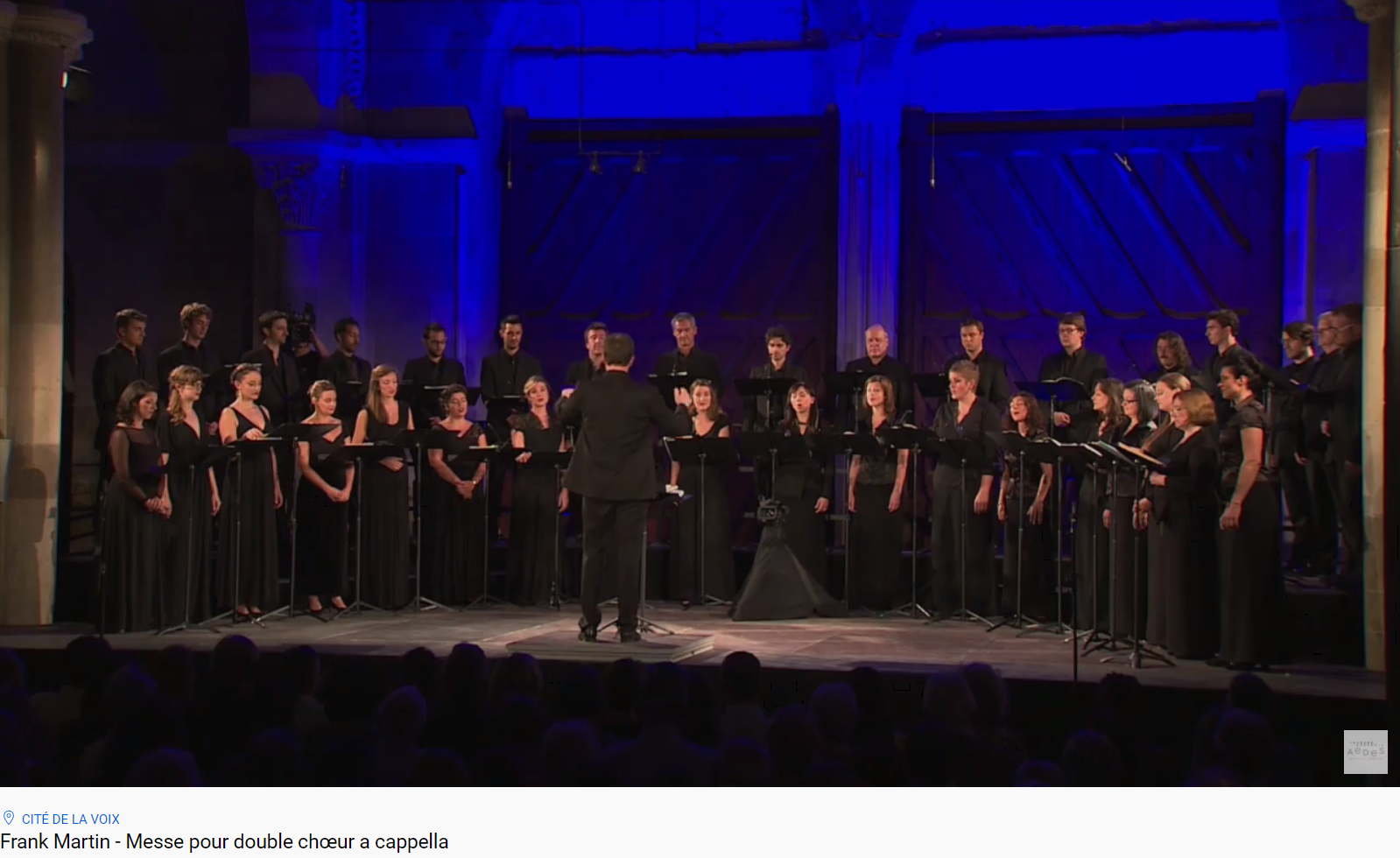 Martin Messe pour double chœur a capella