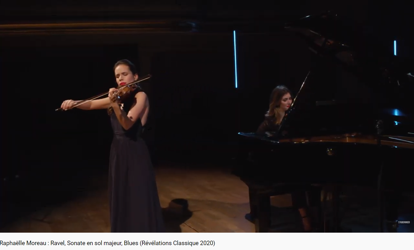 Ravel sonate piano violon Blues