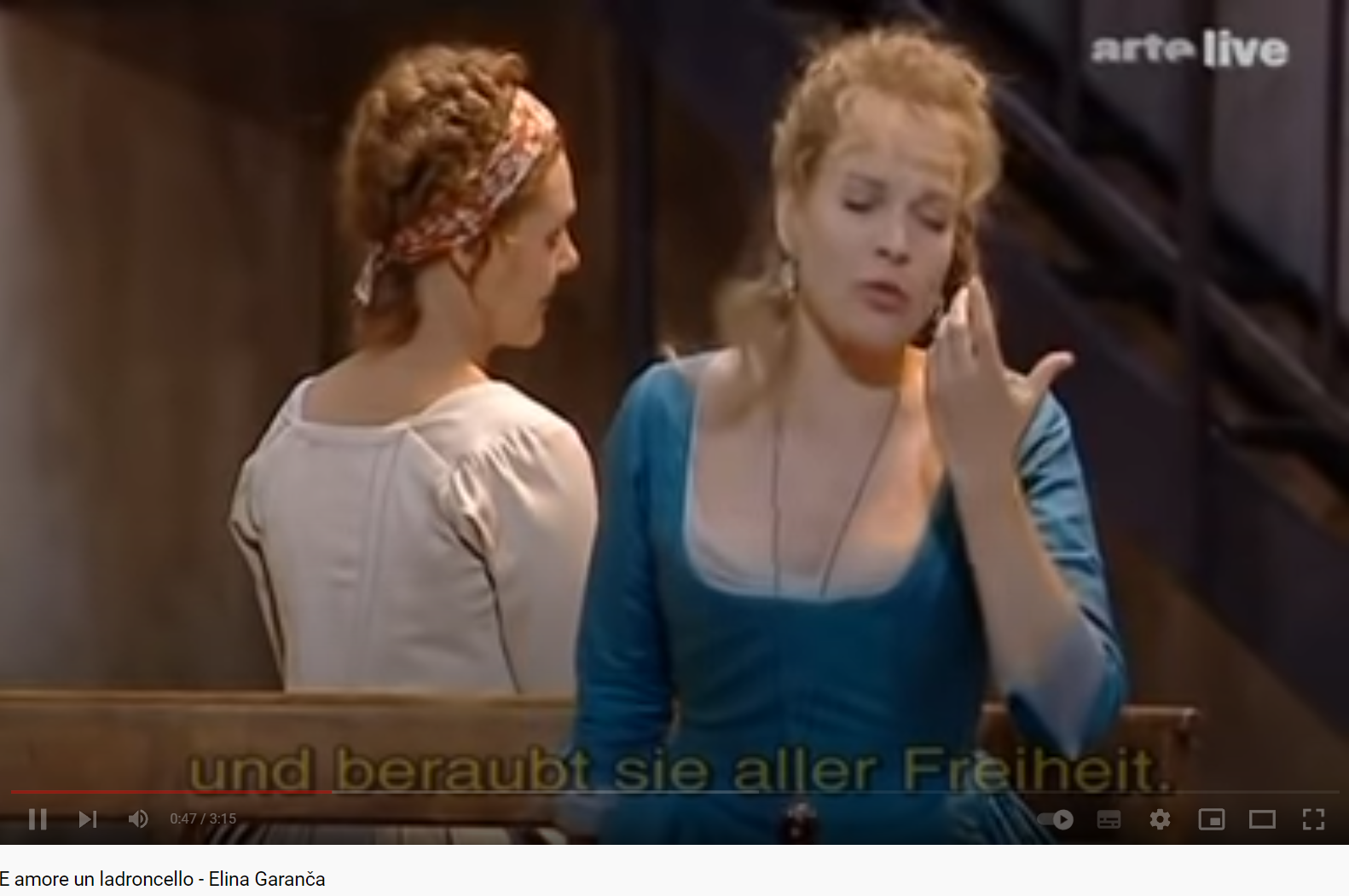 Mozart Cosi fan Tutte E amore un ladroncello