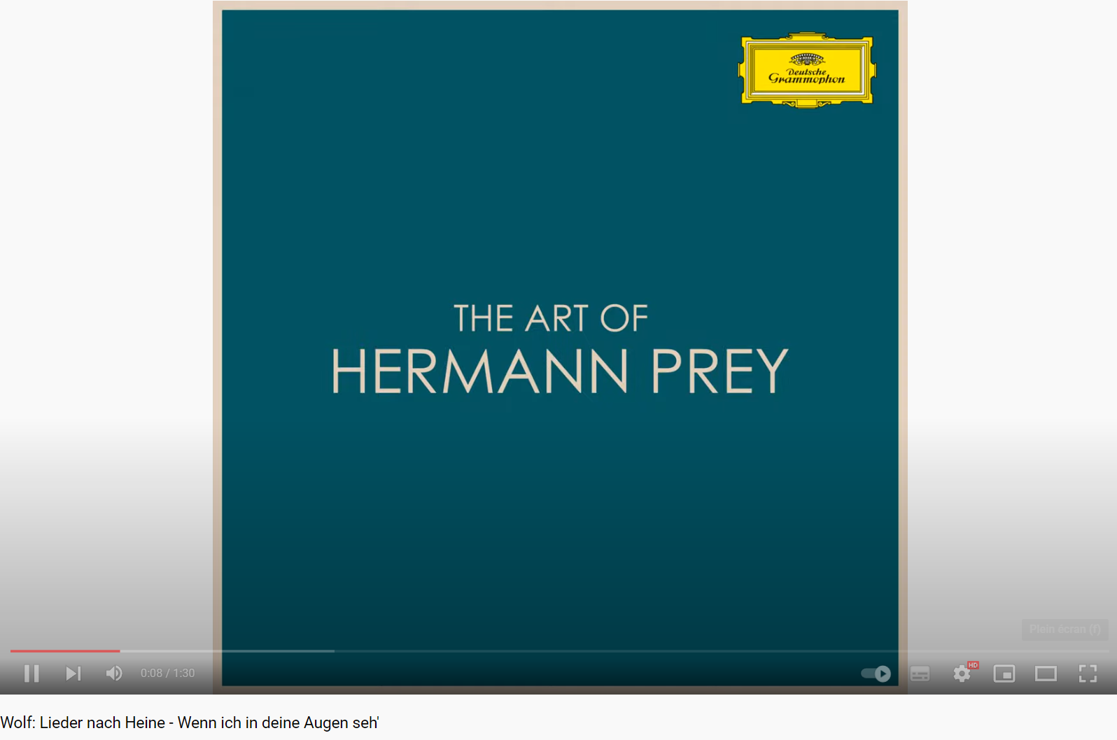 Wolf Wenn ich in deine Augen seh