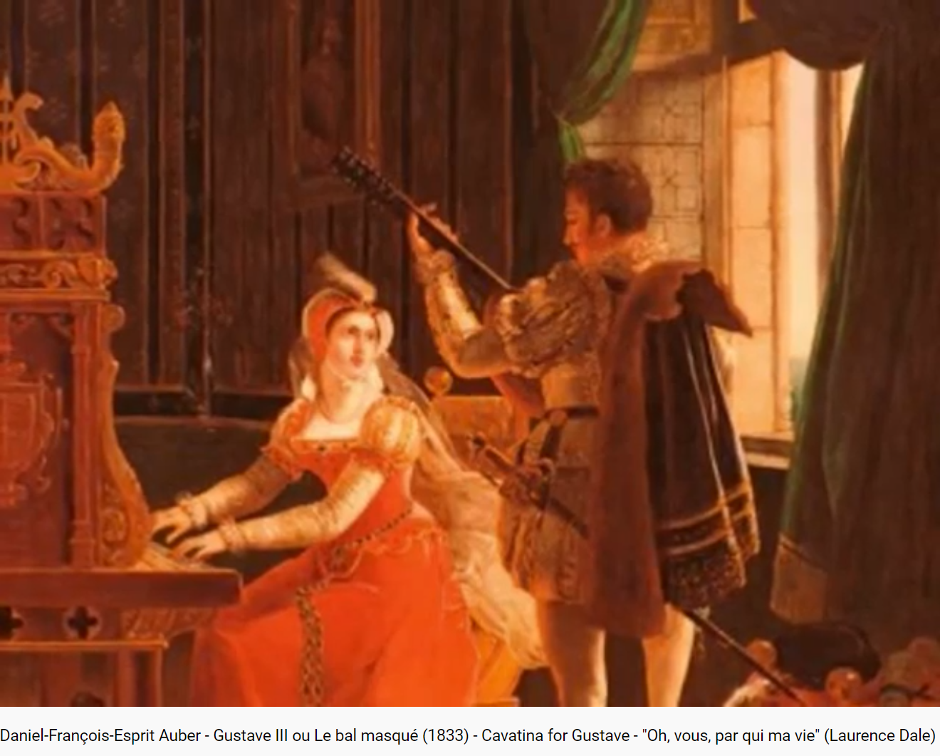 Auber Gustave III Oh, vous par qui ma vie