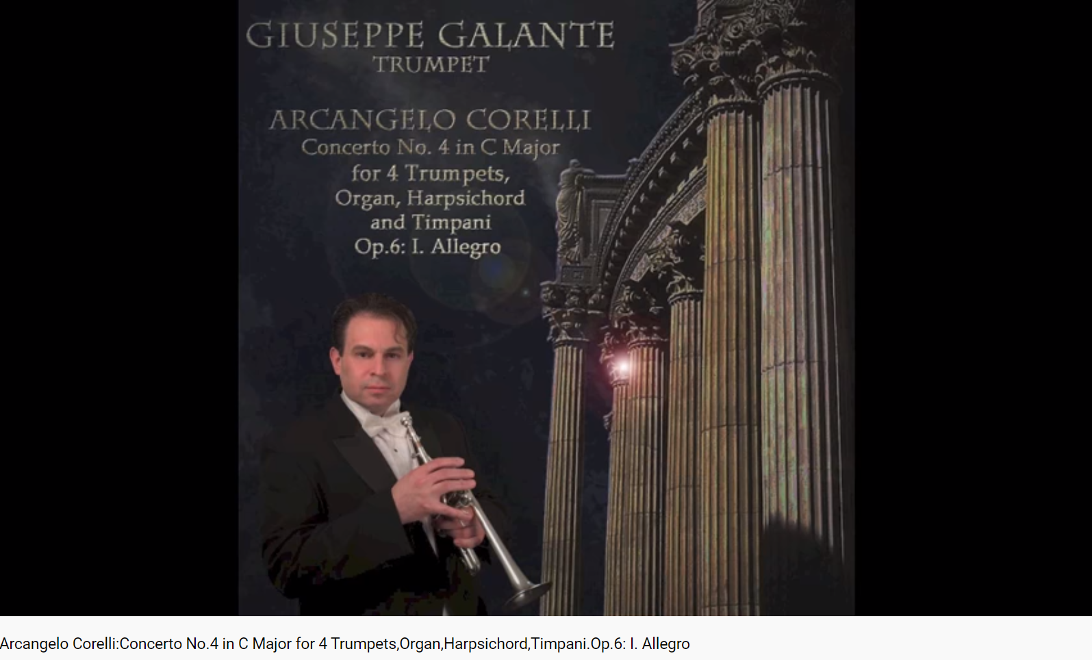 Corelli Concerto pour 4 trompettes