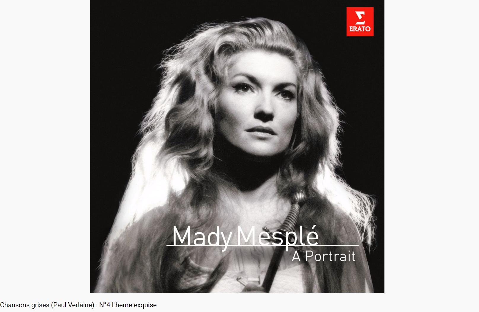 Hahn Chansons grises L'Heure exquise