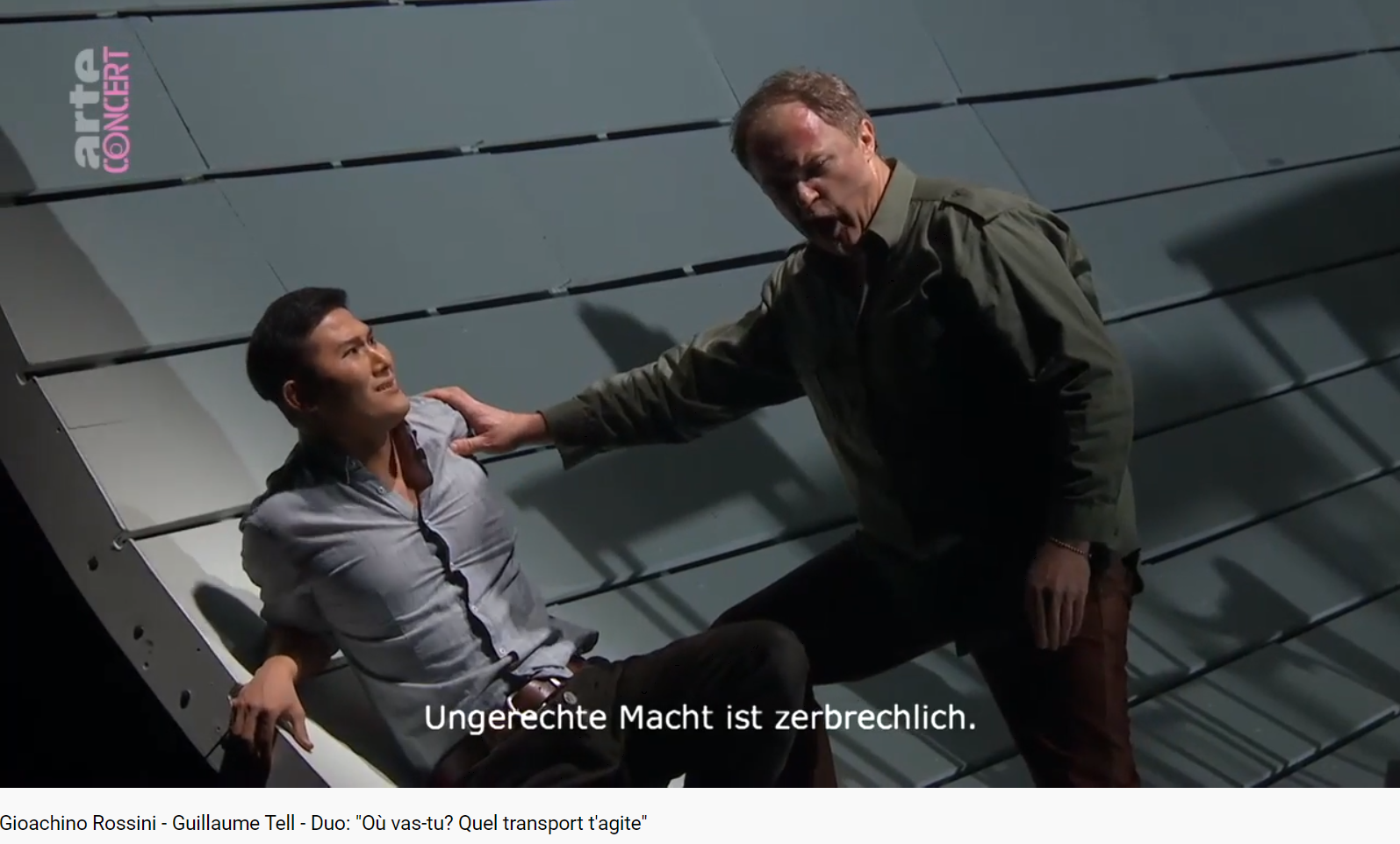 Rossini Guillaume Tell Où vas-tu, quel transport t'agite