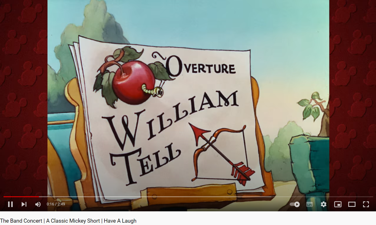 Rossini Guillaume Tell Ouverture par Disney