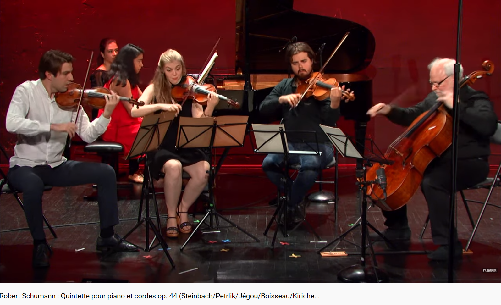 Schumann (Robert) quintette opus 44