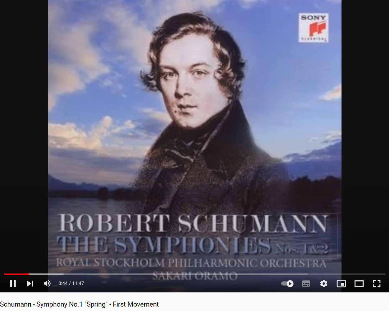 Schumann (Robert) Symphonie 1 1er mvt