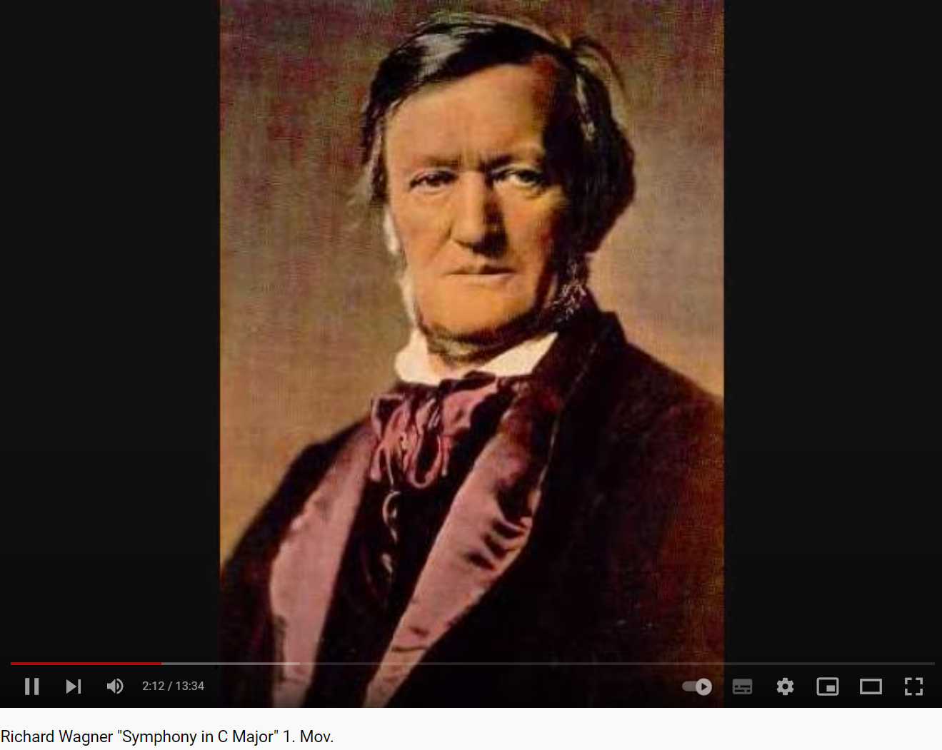 Wagner Symphonie en Do majeur (1er mvt)