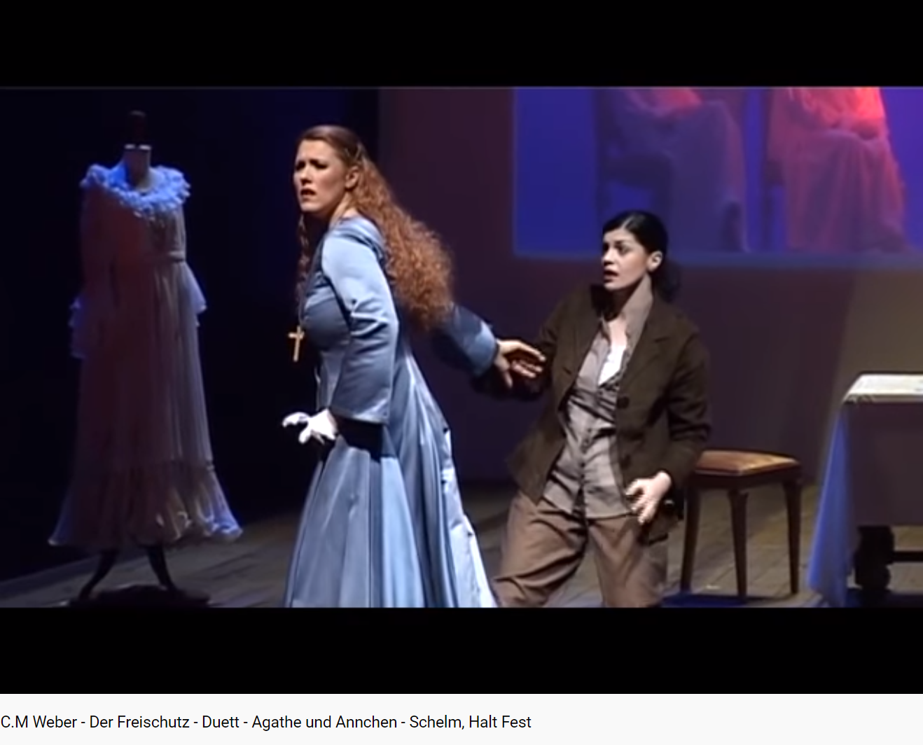 Weber Der Freischütz Duo Agathe Ännchen du 2nd acte Schelm, Halt Fest