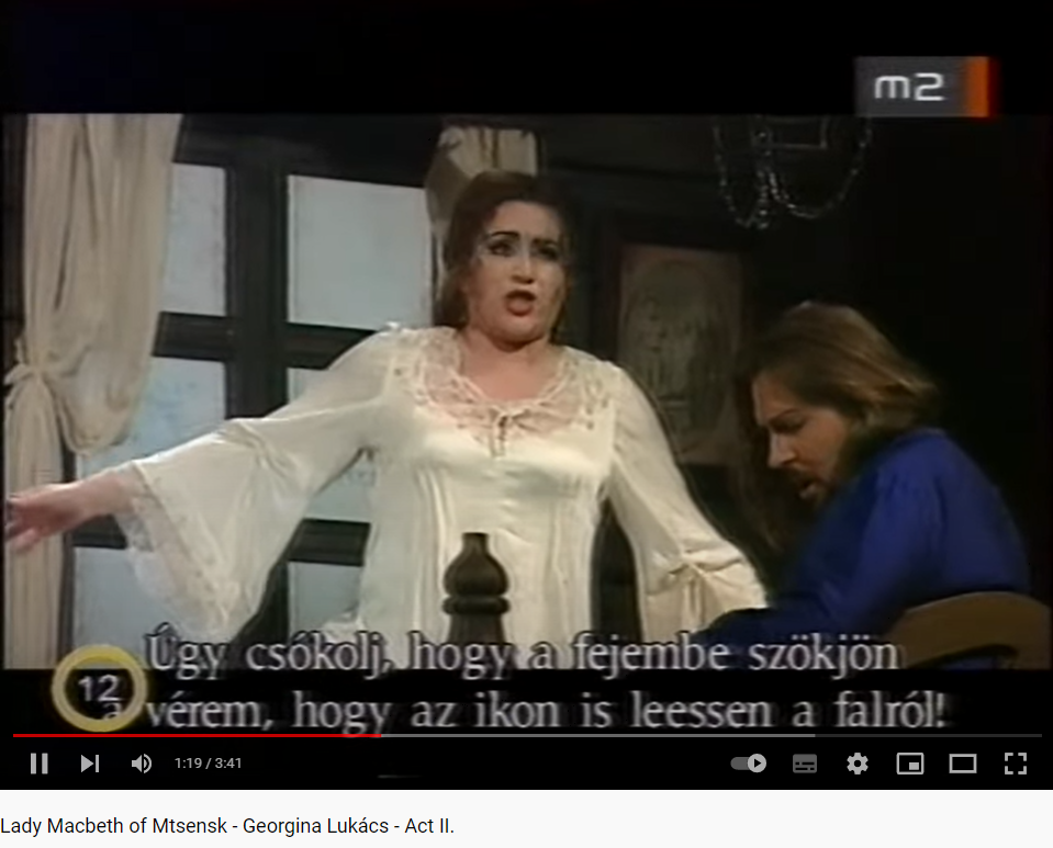 Chostakovitch LAdy MAcbeth de Mzensk Acte II