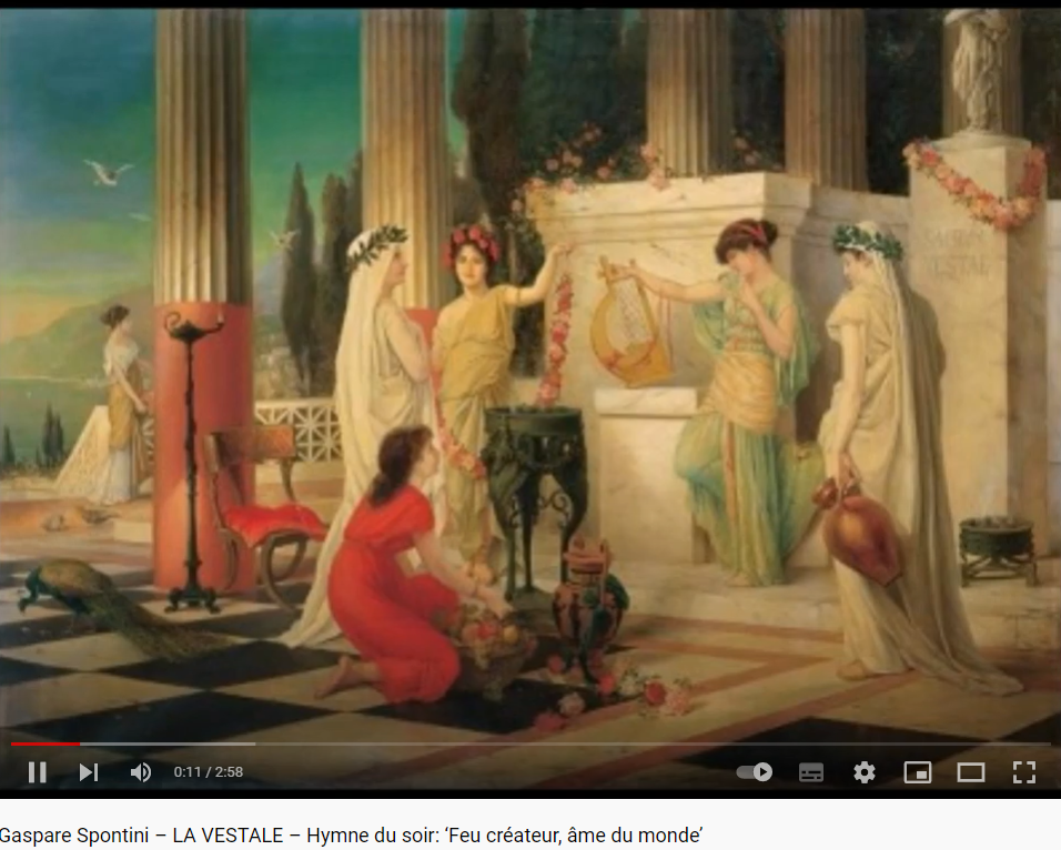 Spontini la Vestale Feu créateur, âme du monde