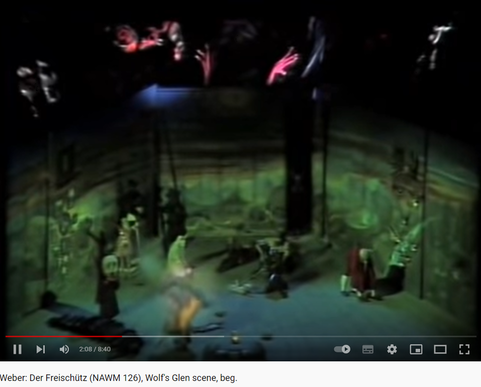 Weber Freischütz scène de la gorge aux loups (début)