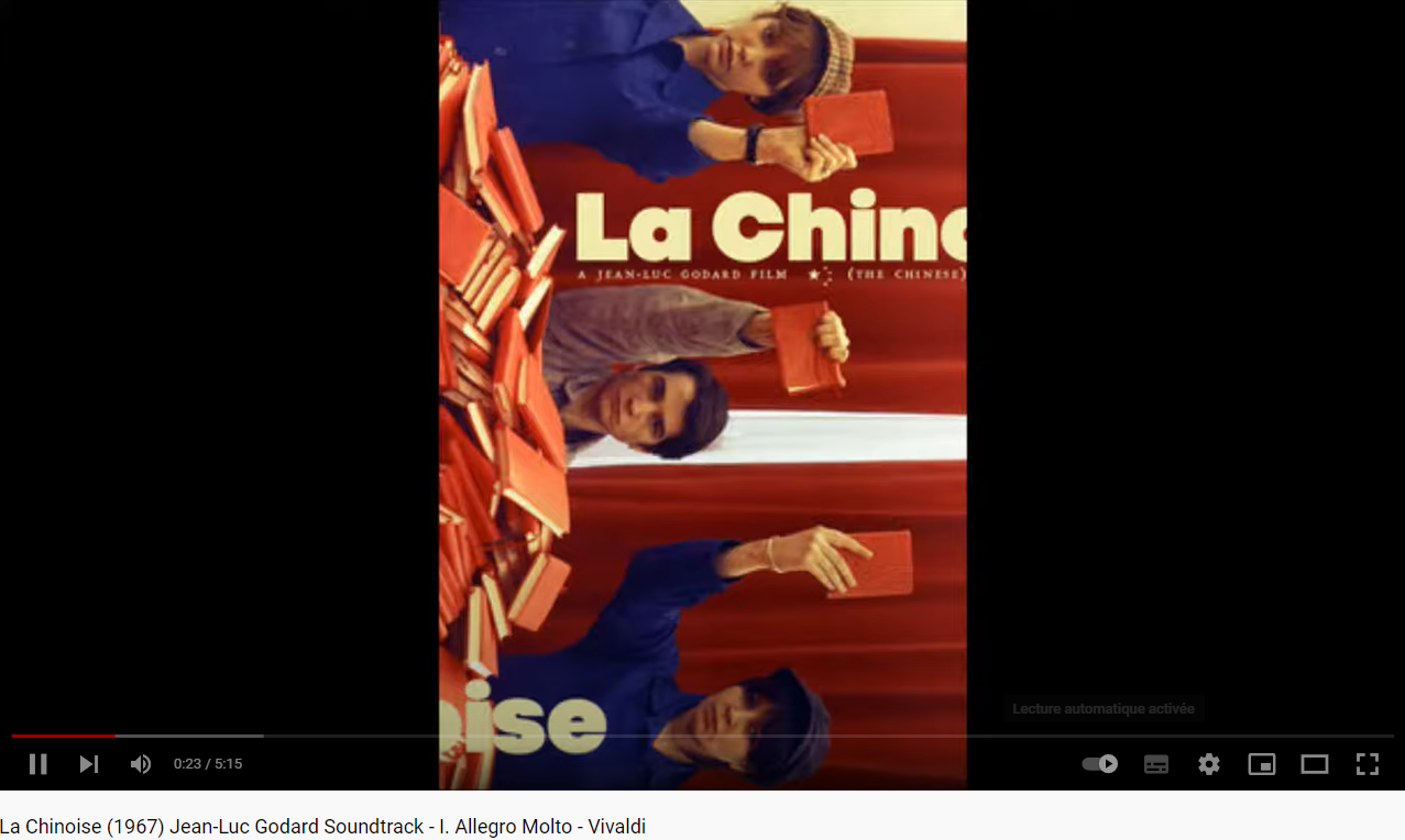 Godard la Chinoise Vivaldi