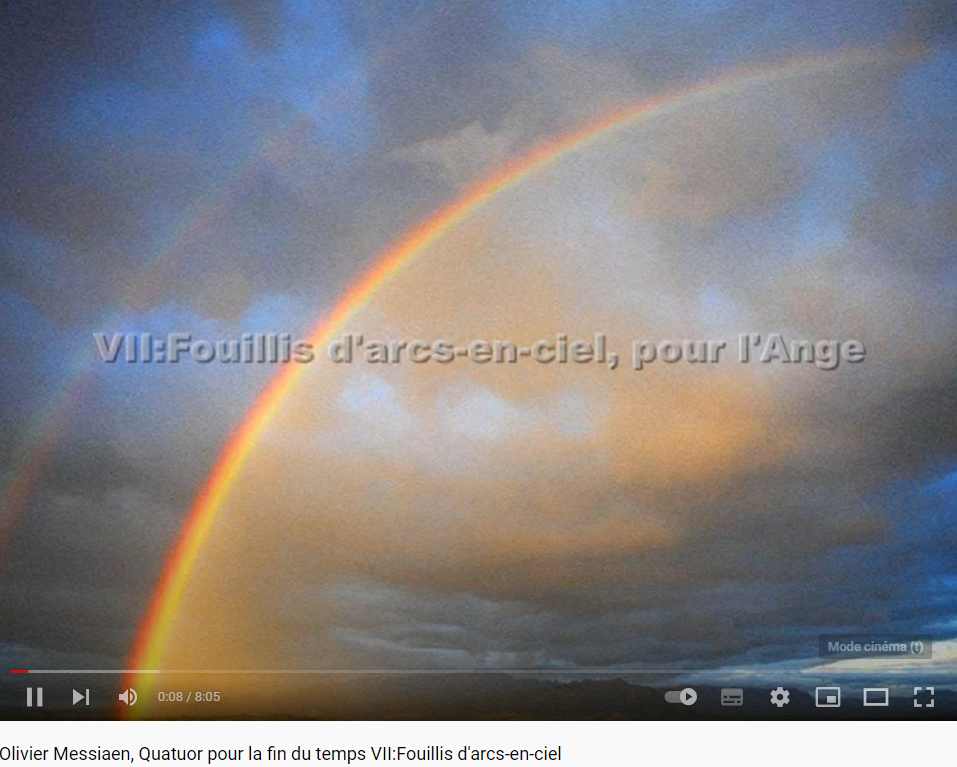 Messiaen Quatuor pour la fin des temps Fouillis d'Arc-en-Ciel