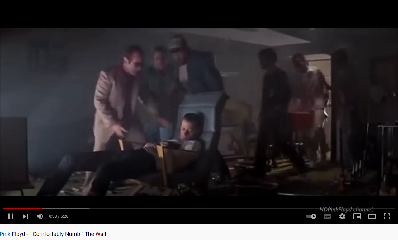 Pink Floyd The Wall Confortably numb