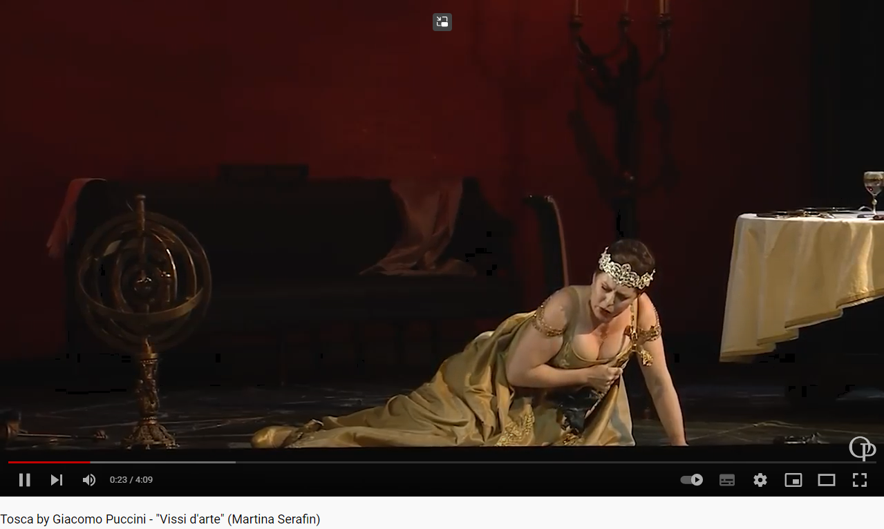 Puccini Tosca Vissi d'arte