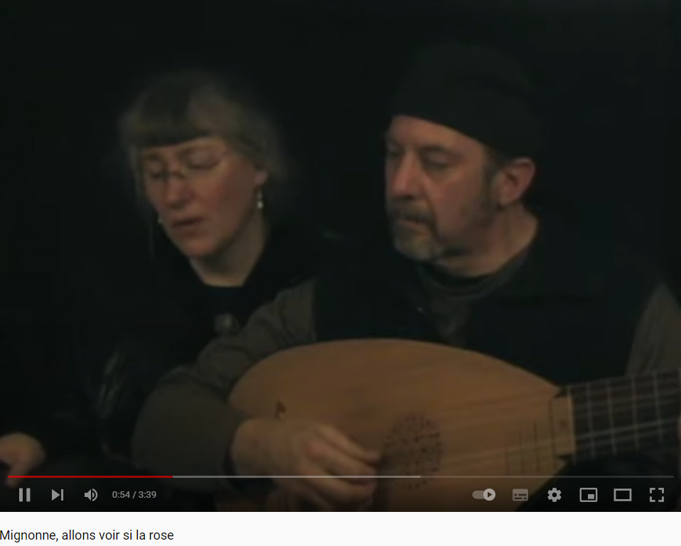 Ronsard Mignonne allons voir si la rose