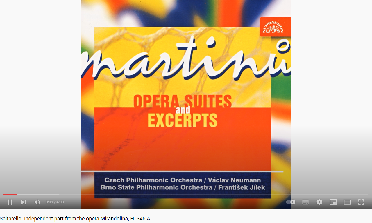 Martinu Mirandolina (la Locandiera)