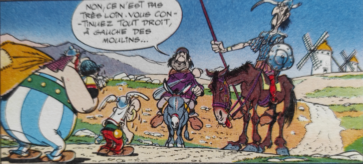 Astérix et Don Quichotte