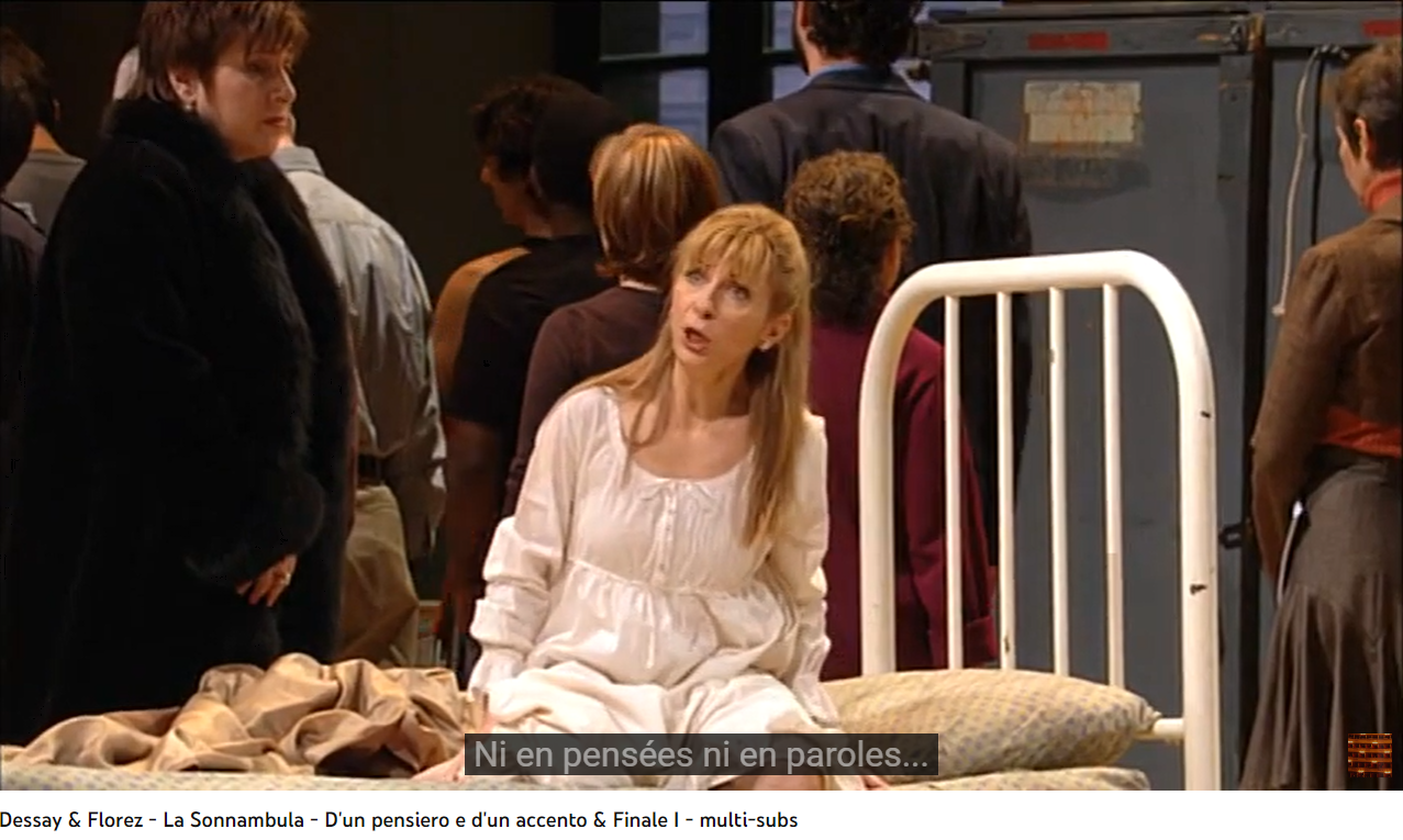 Bellini la Sonnambula D'un pensiero e d'un accento