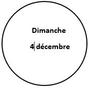 Dimanche 4 décembre
