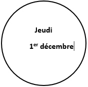 Jeudi 1er décembre