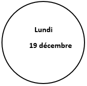 Lundi 19 décembre