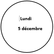 Lundi 5 décembre