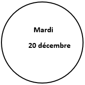 Mardi 20 décembre
