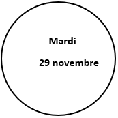 Mardi 29 novembre