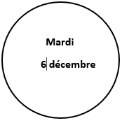 Mardi 6 décembre