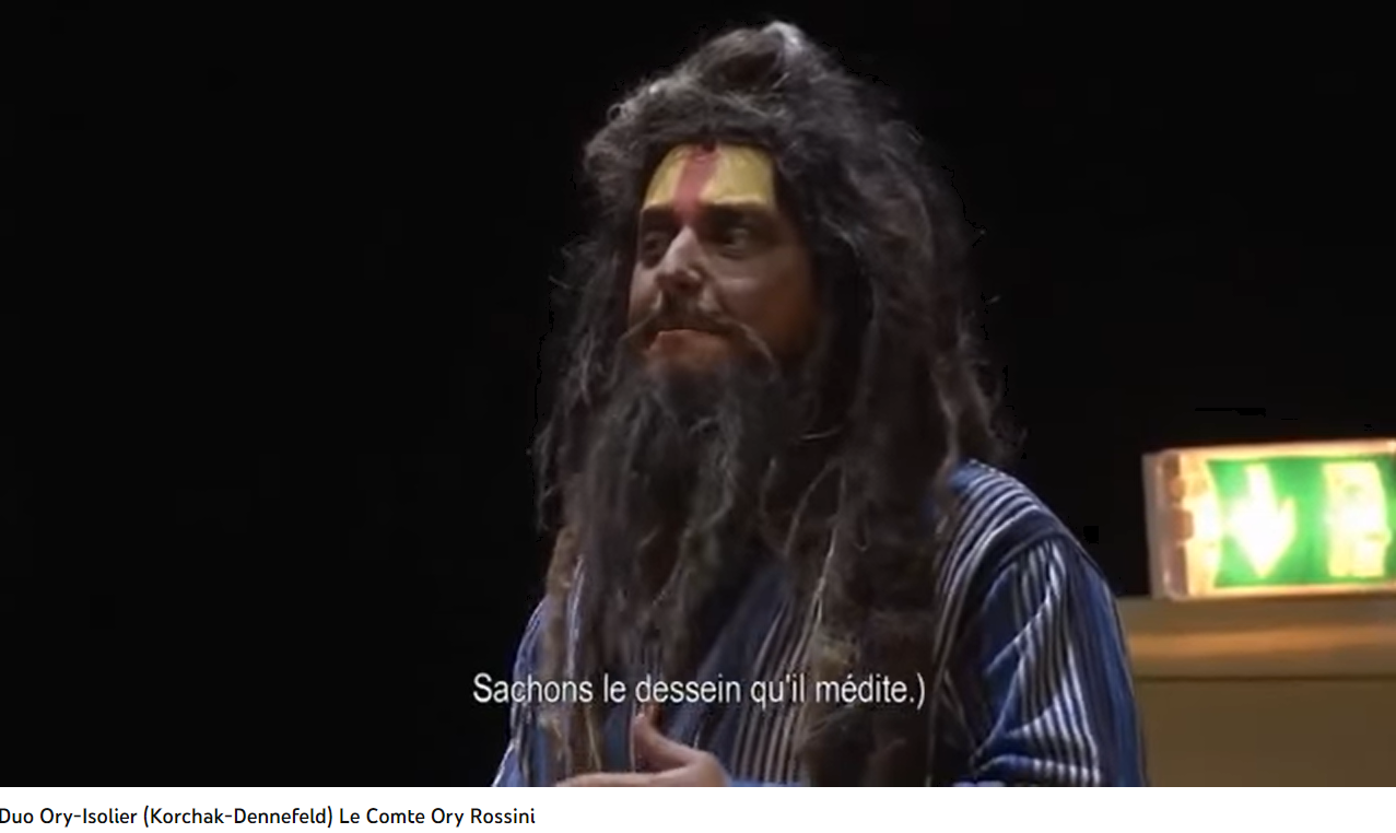 Rossini le Comte Ory duo Ory Issolier