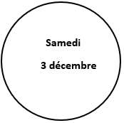 Samedi 3 décembre